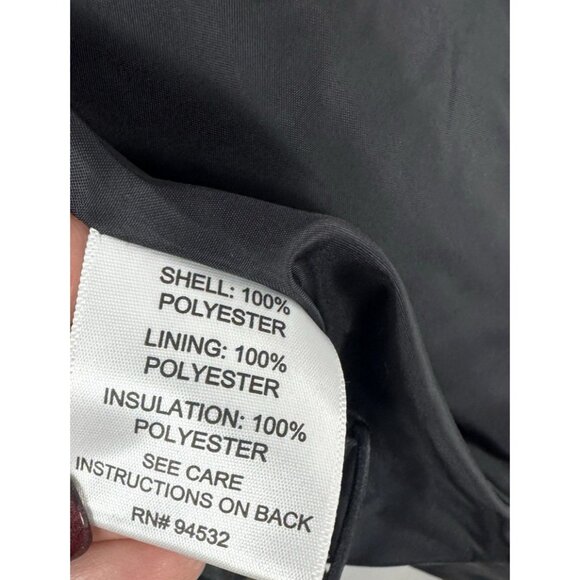 NWT Storm Creek Mens Large Black Puffer Vest Thermolite Eco Water Resistant Logo - Picture 8 of 16